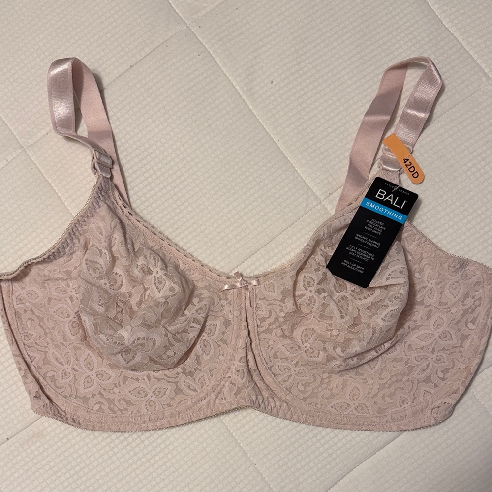 Bali Women's Lace Bra - Soft Pink